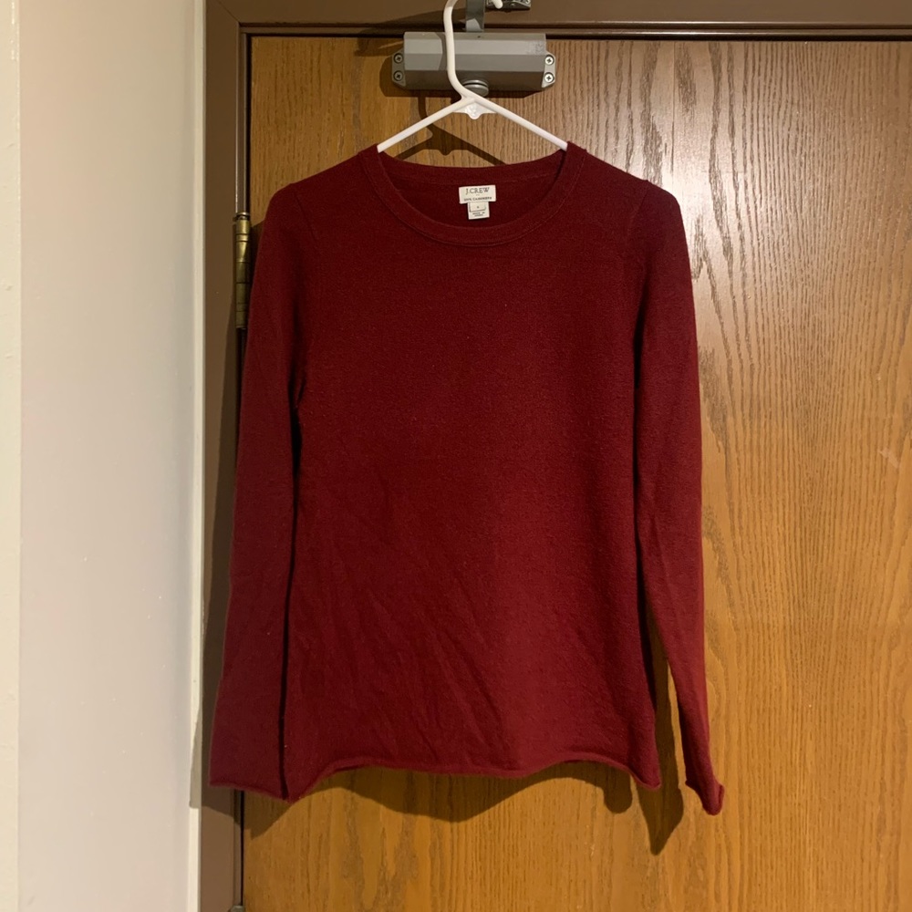 JCrew 100% cashmere crewneck sweater